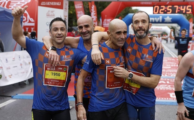 Estas son las historias que llegan a la meta del Maratón de Málaga