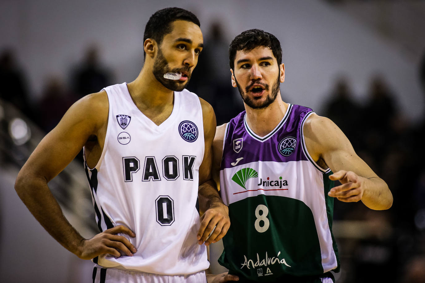 Fotos: Así fue el encuentro entre el PAOK y el Unicaja