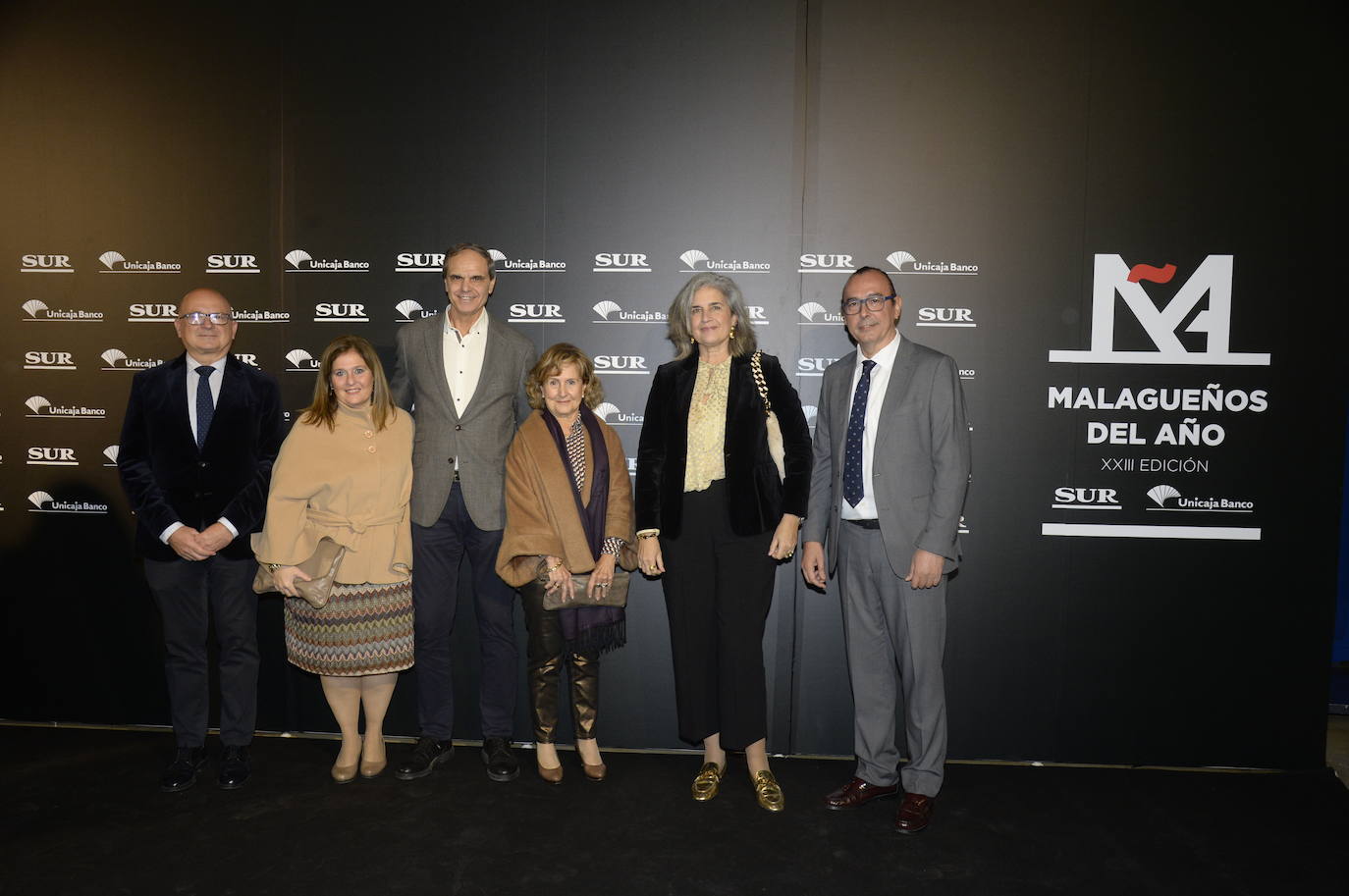 Invitados en el photocall de los premios Malagueños del Año 2022. 