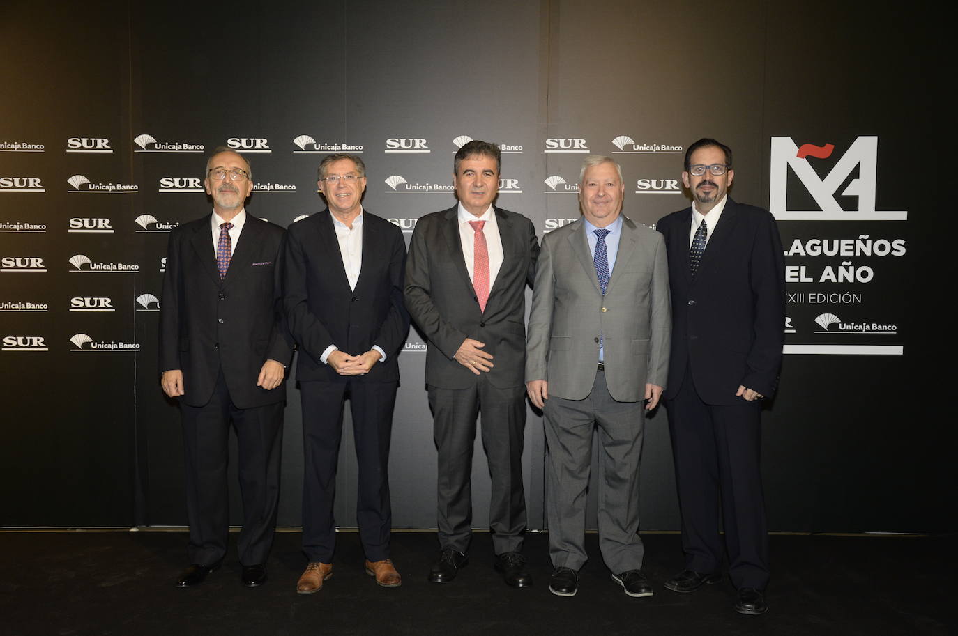 Invitados en el photocall de los premios Malagueños del Año 2022. 