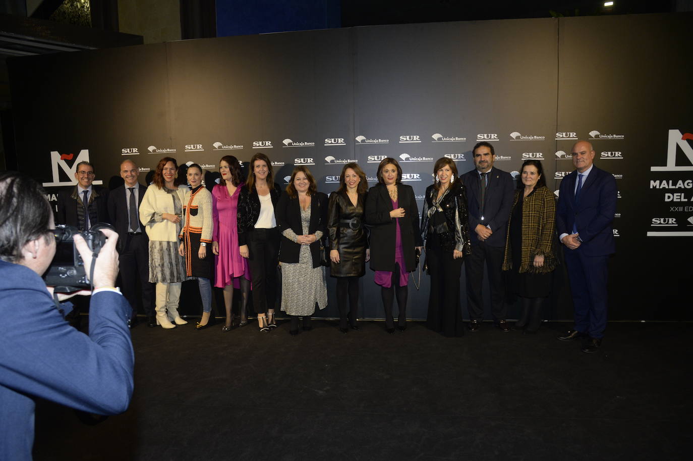 Invitados en el photocall de los premios Malagueños del Año 2022. 