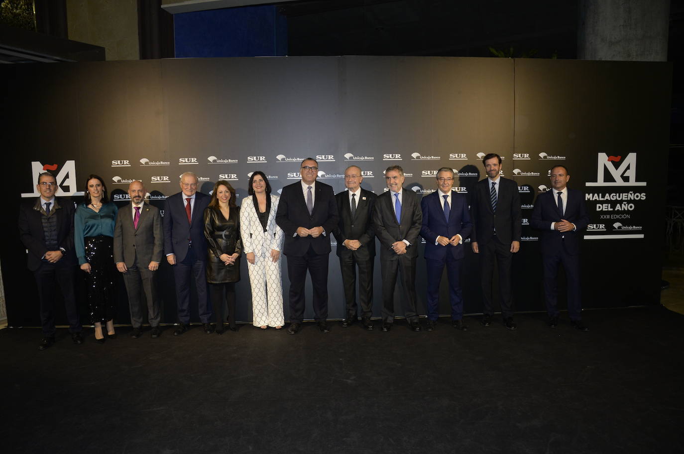 Invitados en el photocall de los premios Malagueños del Año 2022. 