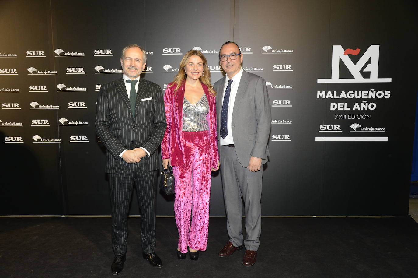 Invitados en el photocall de los premios Malagueños del Año 2022. 