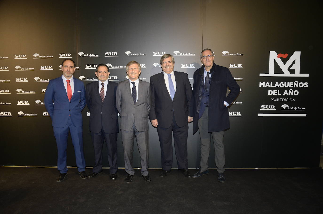 Invitados en el photocall de los premios Malagueños del Año 2022. 