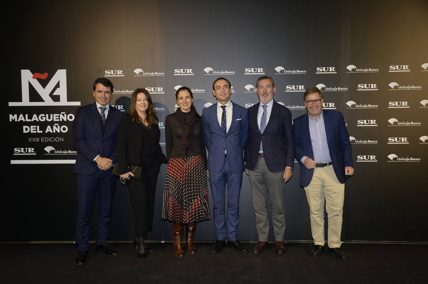 Invitados en el photocall de los premios Malagueños del Año 2022. 