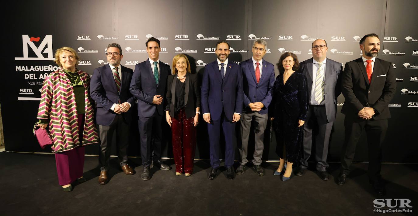 Invitados en el photocall de los premios Malagueños del Año 2022. 