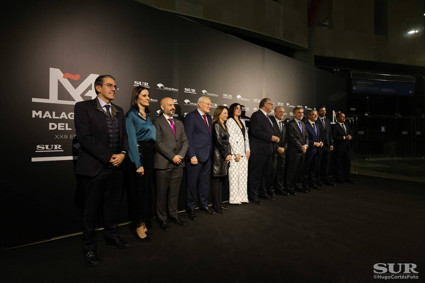 Invitados en el photocall de los premios Malagueños del Año 2022. 