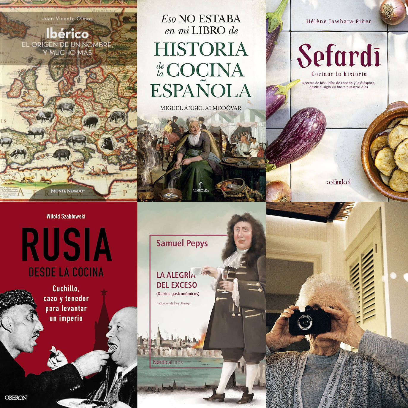 Libros sobre la historia de la gastronomía.