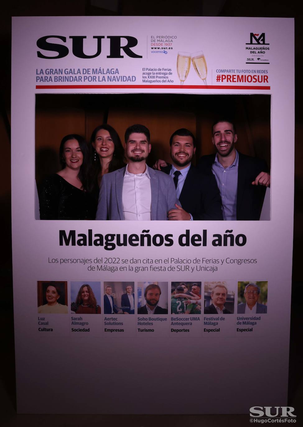 Fotos: XXIII Premios Malagueños del Año | Las otras &#039;portadas&#039; de SUR en la gala de entrega