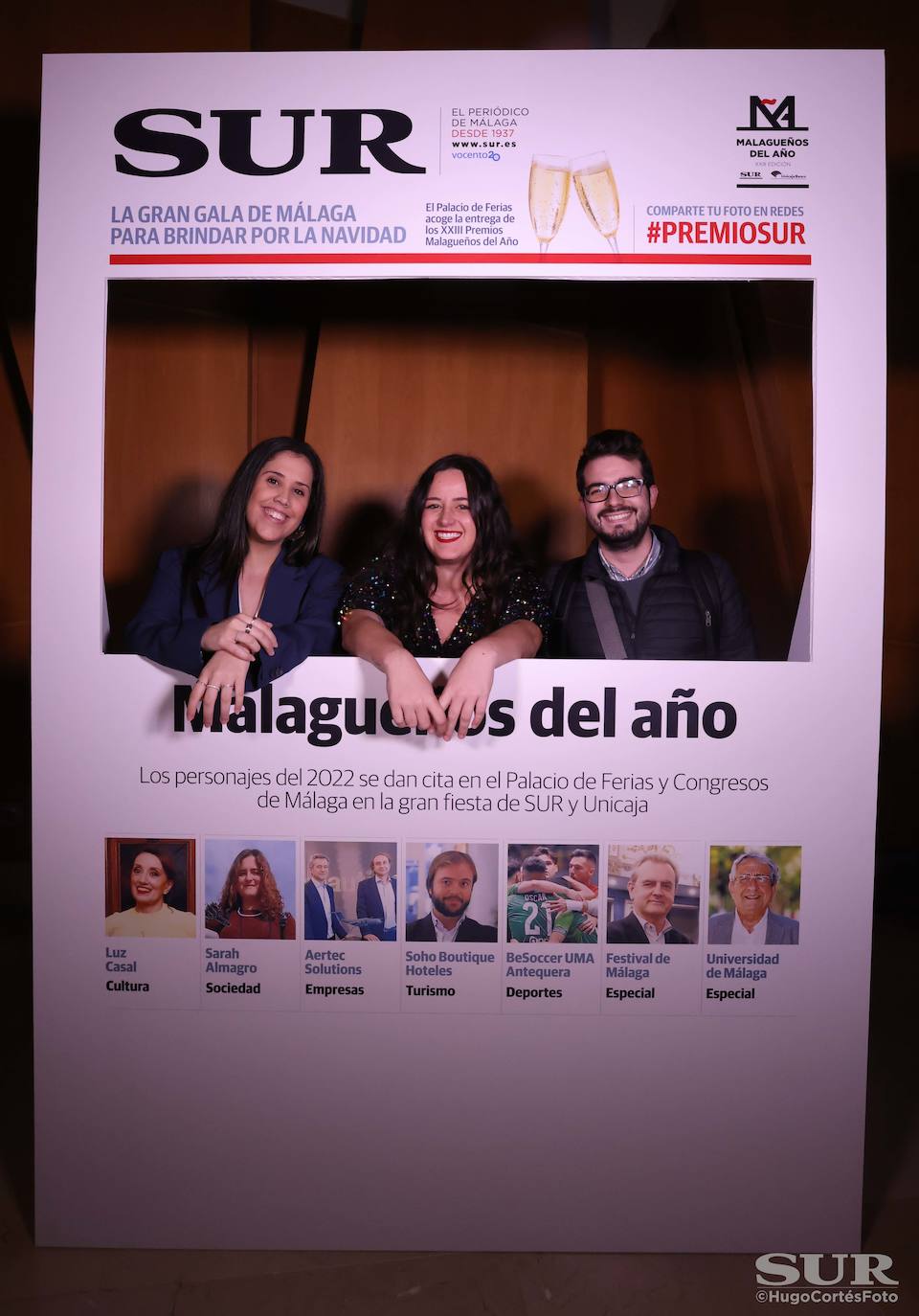 Fotos: XXIII Premios Malagueños del Año | Las otras &#039;portadas&#039; de SUR en la gala de entrega