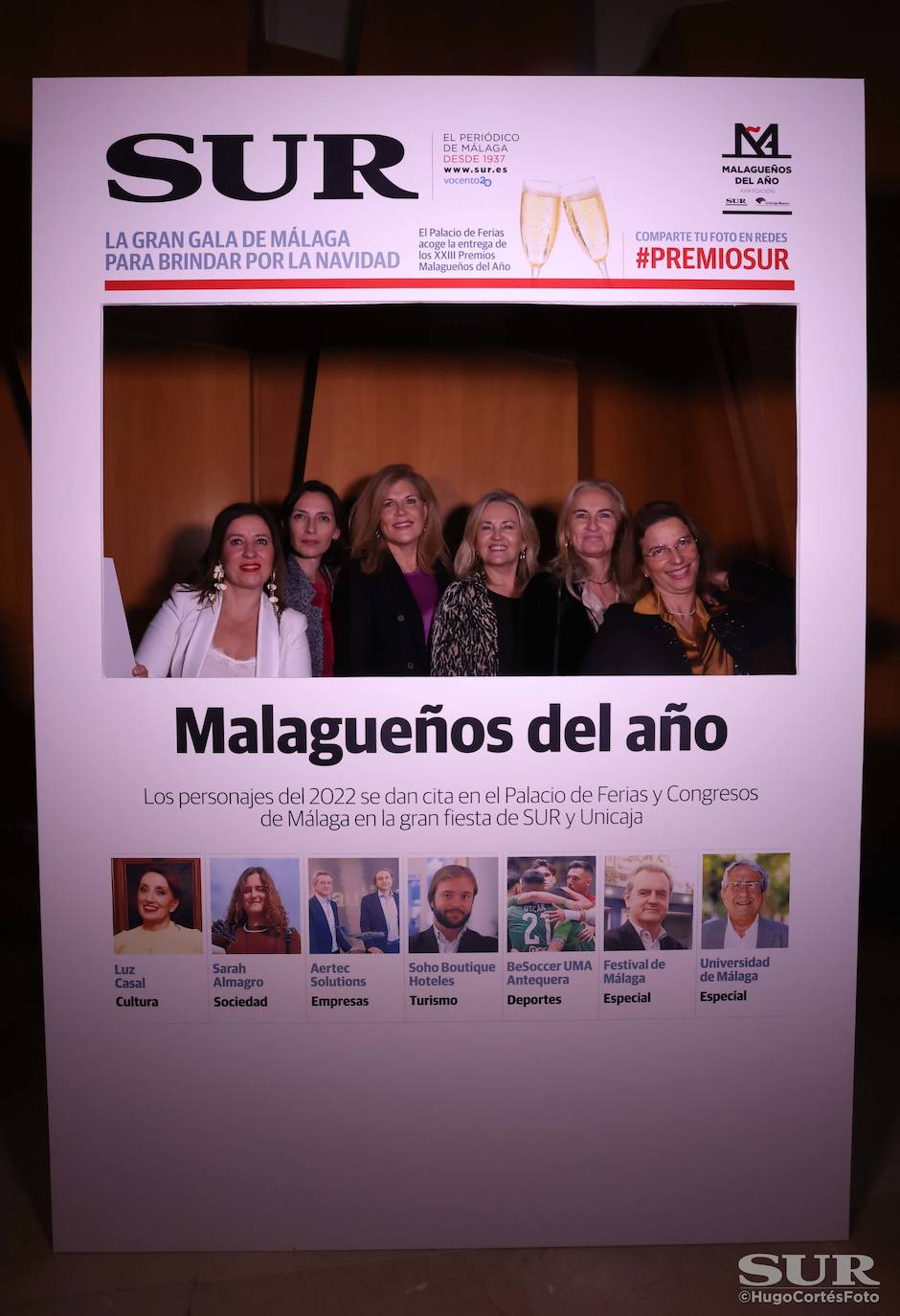 Fotos: XXIII Premios Malagueños del Año | Las otras &#039;portadas&#039; de SUR en la gala de entrega