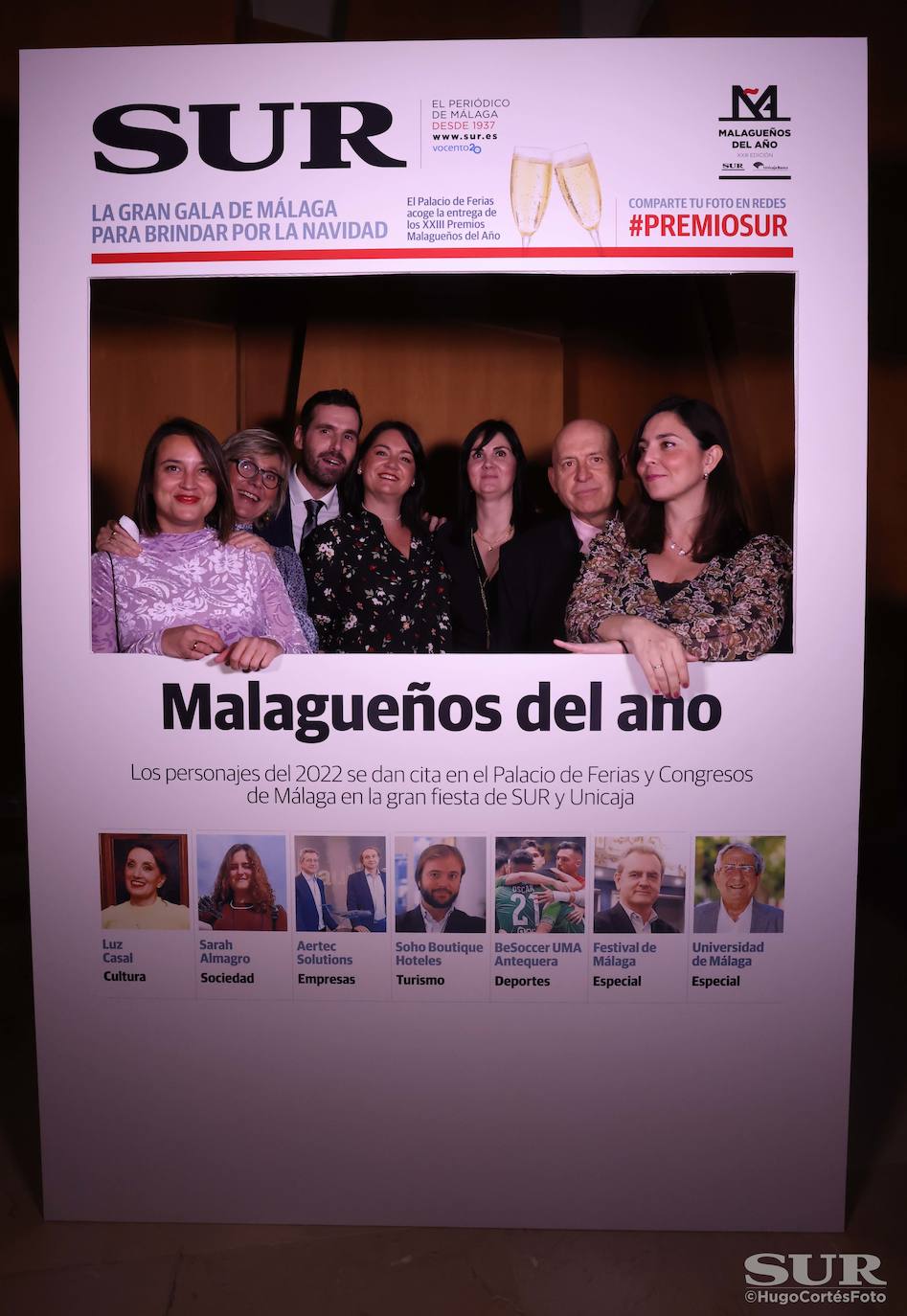 Fotos: XXIII Premios Malagueños del Año | Las otras &#039;portadas&#039; de SUR en la gala de entrega