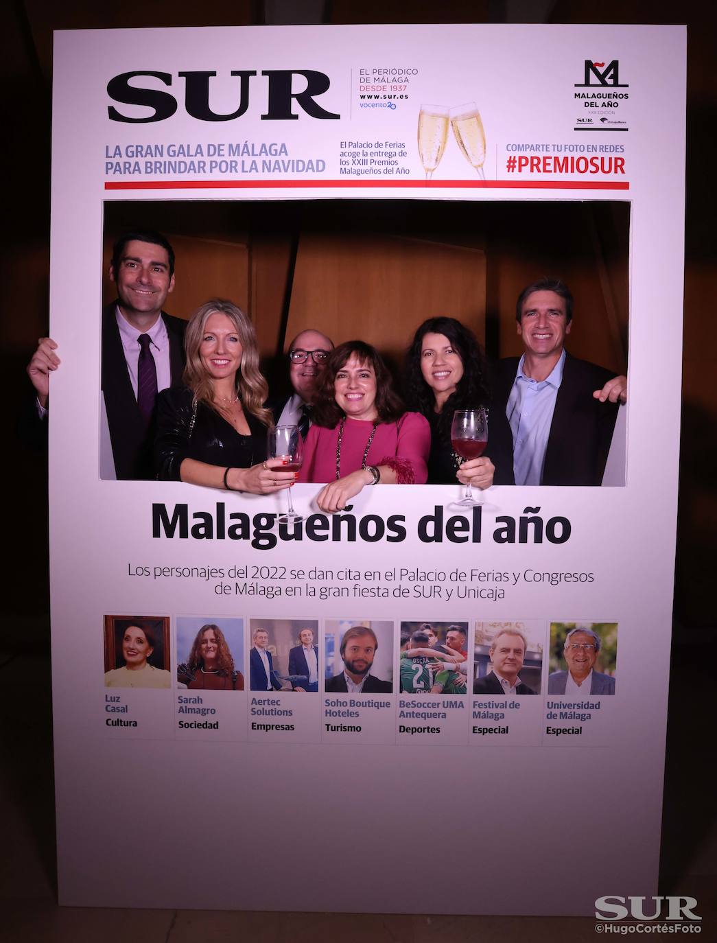 Fotos: XXIII Premios Malagueños del Año | Las otras &#039;portadas&#039; de SUR en la gala de entrega