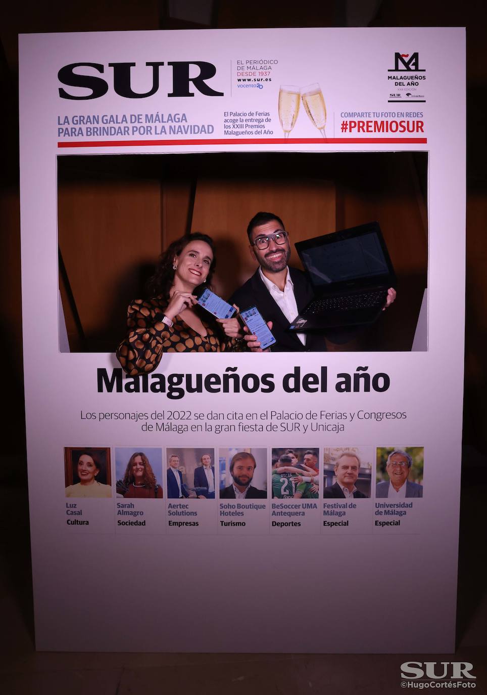 Fotos: XXIII Premios Malagueños del Año | Las otras &#039;portadas&#039; de SUR en la gala de entrega