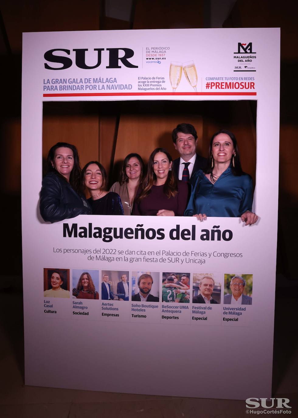 Fotos: XXIII Premios Malagueños del Año | Las otras &#039;portadas&#039; de SUR en la gala de entrega