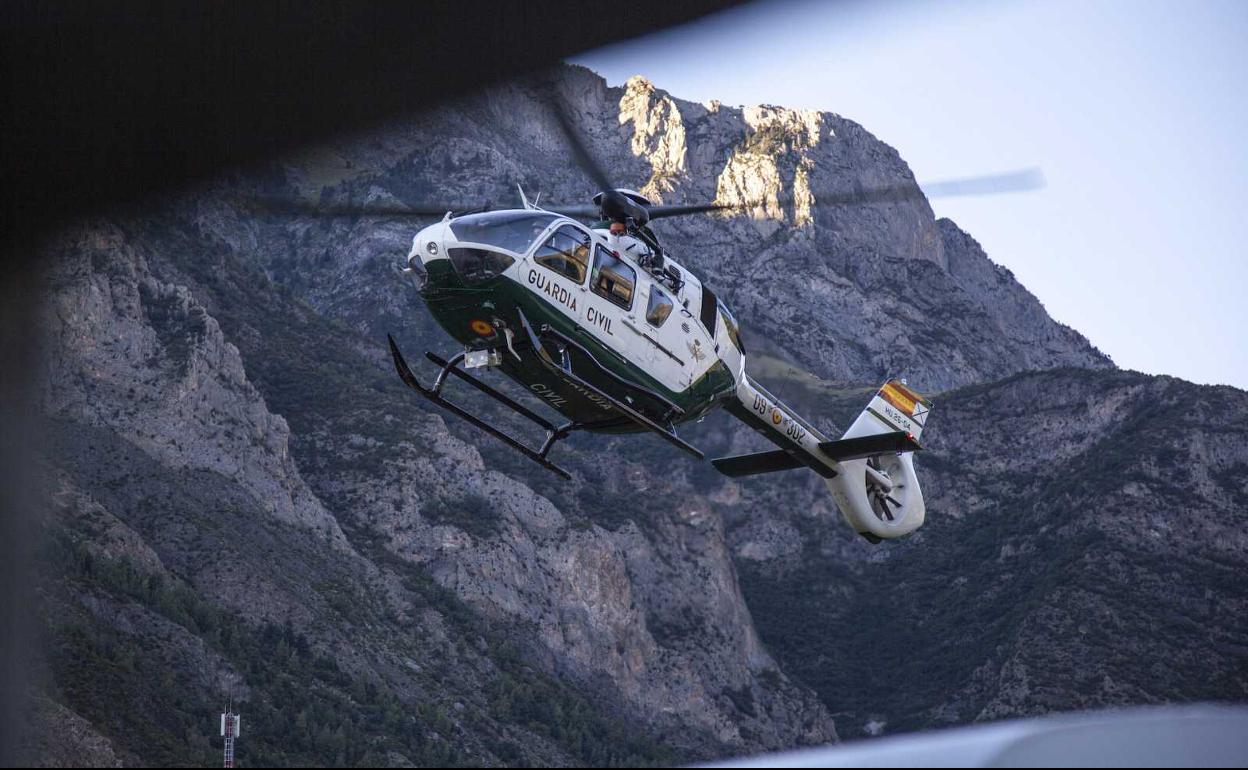 El operativo de emergencias está coordinado por la Guardia Civil