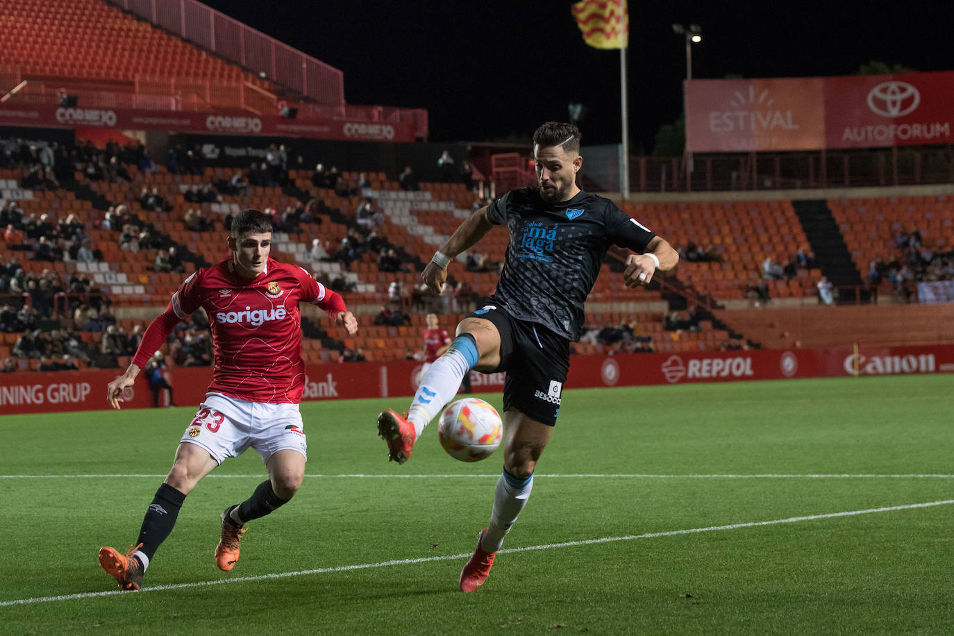 El Málaga perdió en su visita al Gimnástic Tarragona (2-1). 