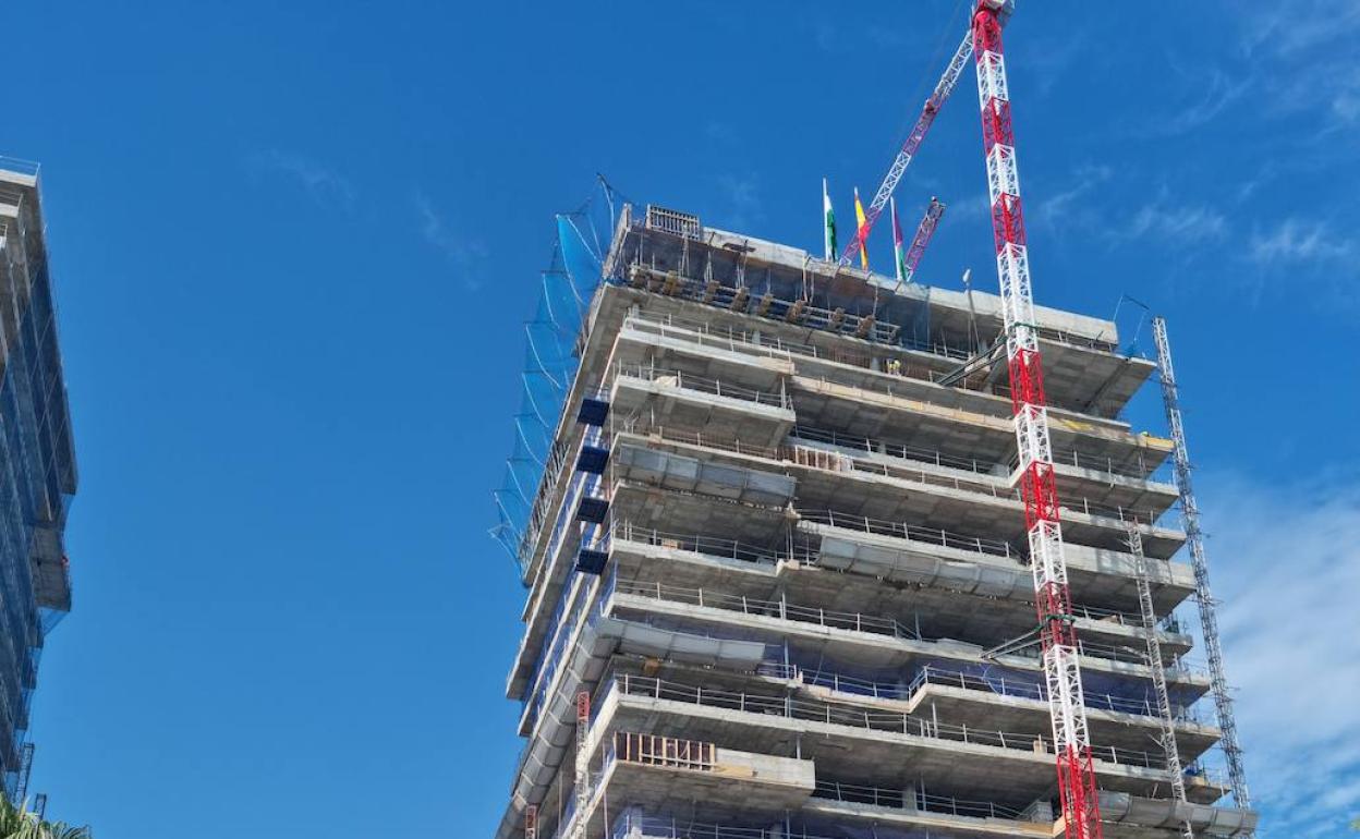 Metrovacesa ya ha finalizado la estructura de su primera torre. 