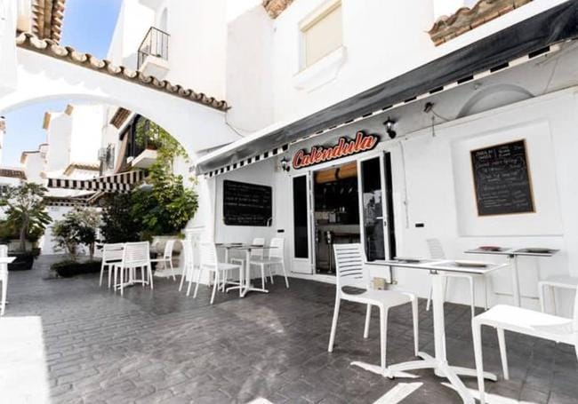 Terraza de Caléndula, en Pueblo Blanco.