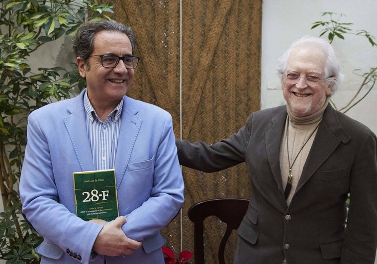 Rojas Marcos pide al «presidente Juanma» que rescate el papel del PA en la consecución de la autonomía