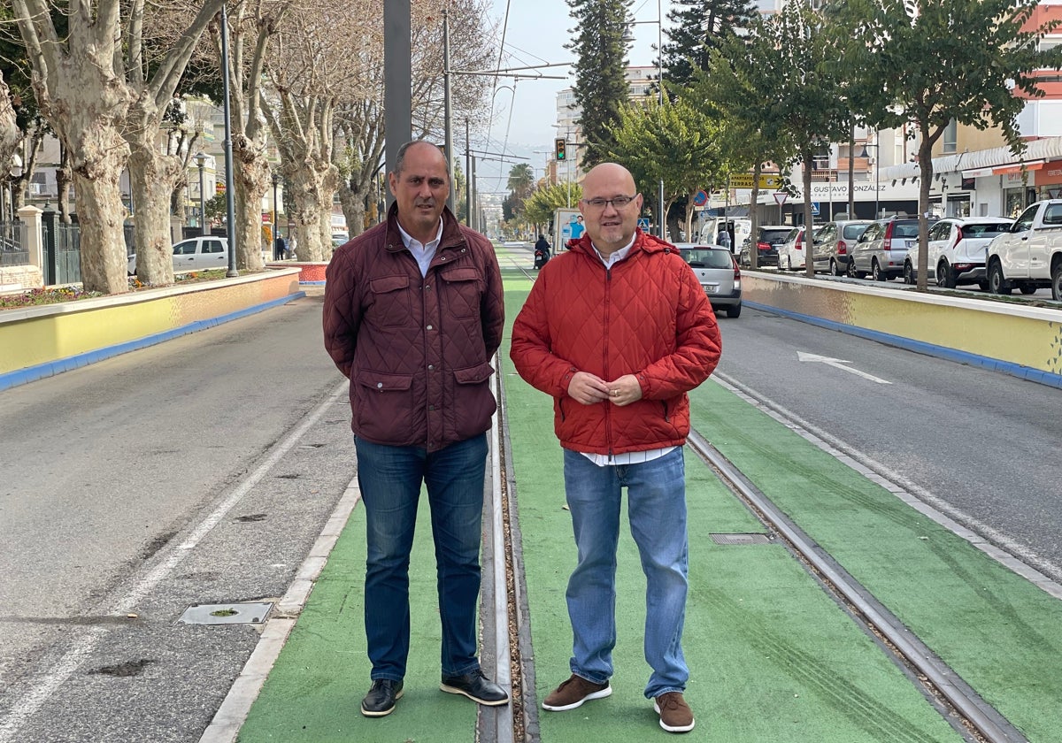 La avenida de Andalucía de Torre del Mar estrena colorido