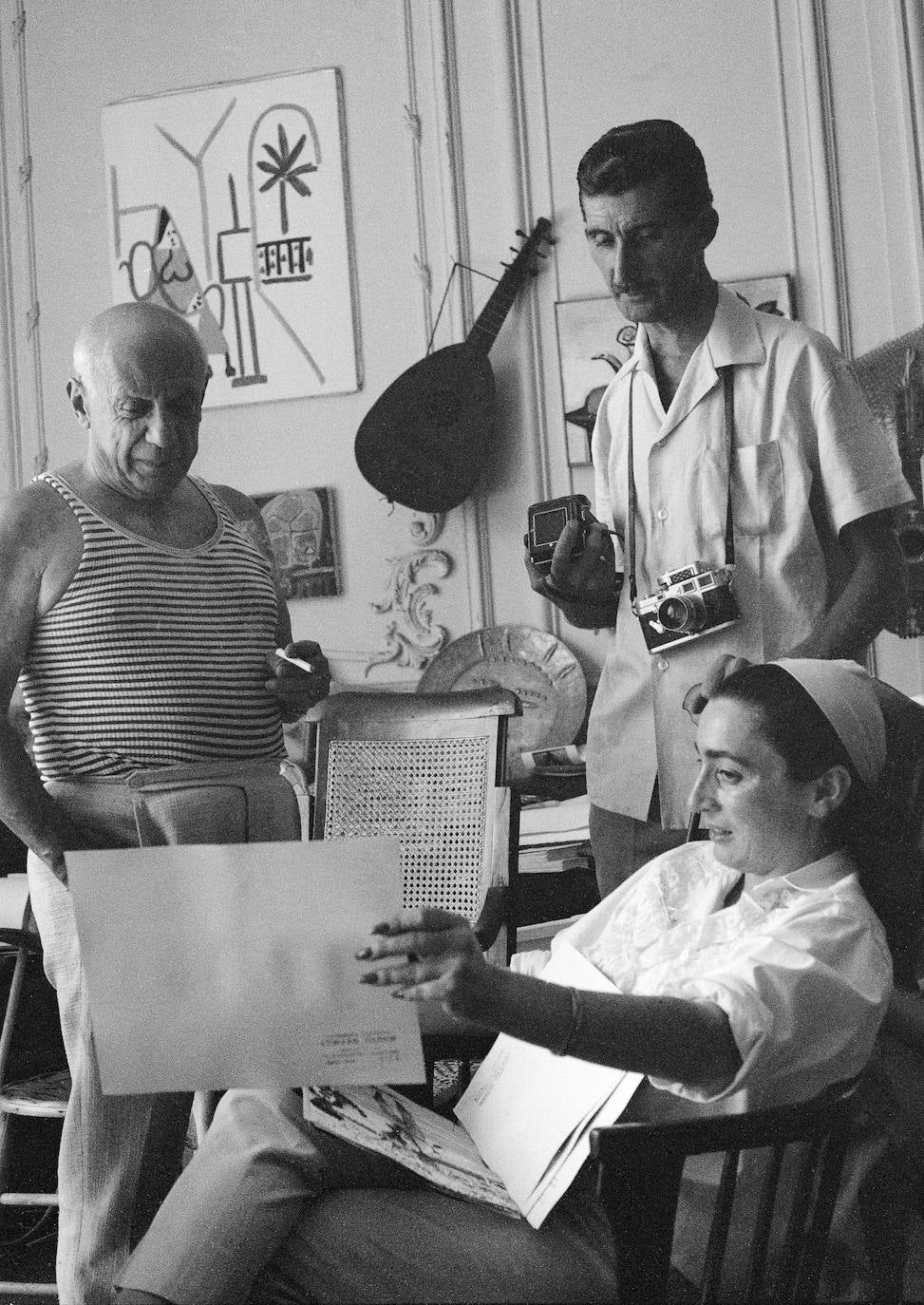 Picasso, Edward Quinn y Jacqueline Roque.