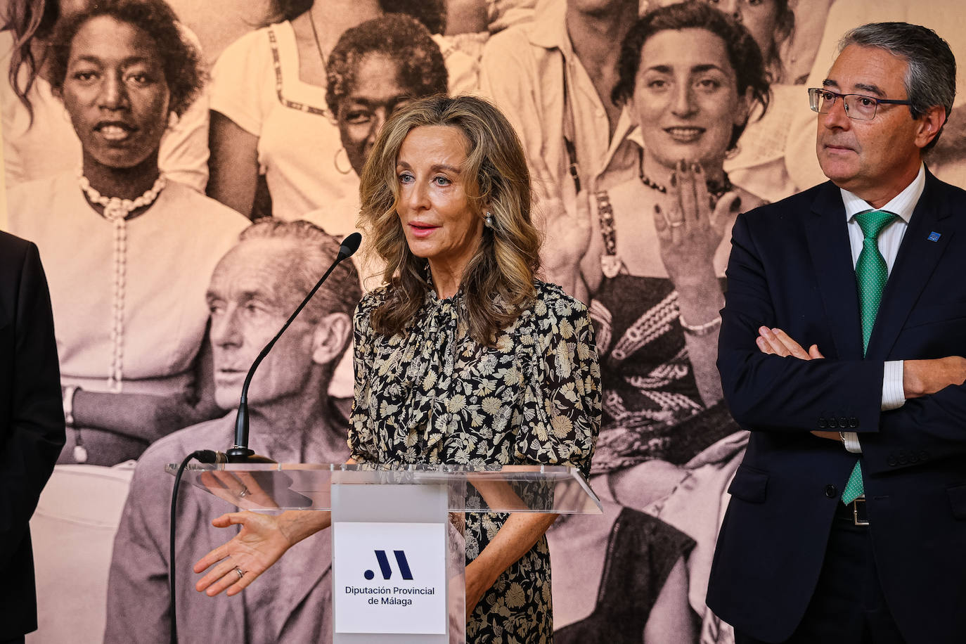 La comisaria Cristina Carrillo de Albornoz, en la inauguración.