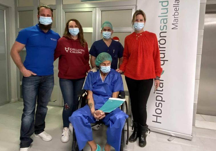 El Hospital Quirónsalud Marbella colabora en la operación que ha recuperado la vista a un indigente
