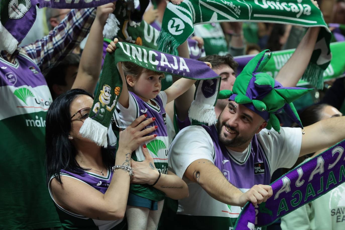 El Carpena vibra con la Copa del Unicaja