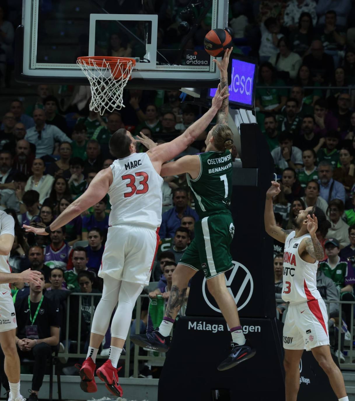 El Carpena vibra con la Copa del Unicaja