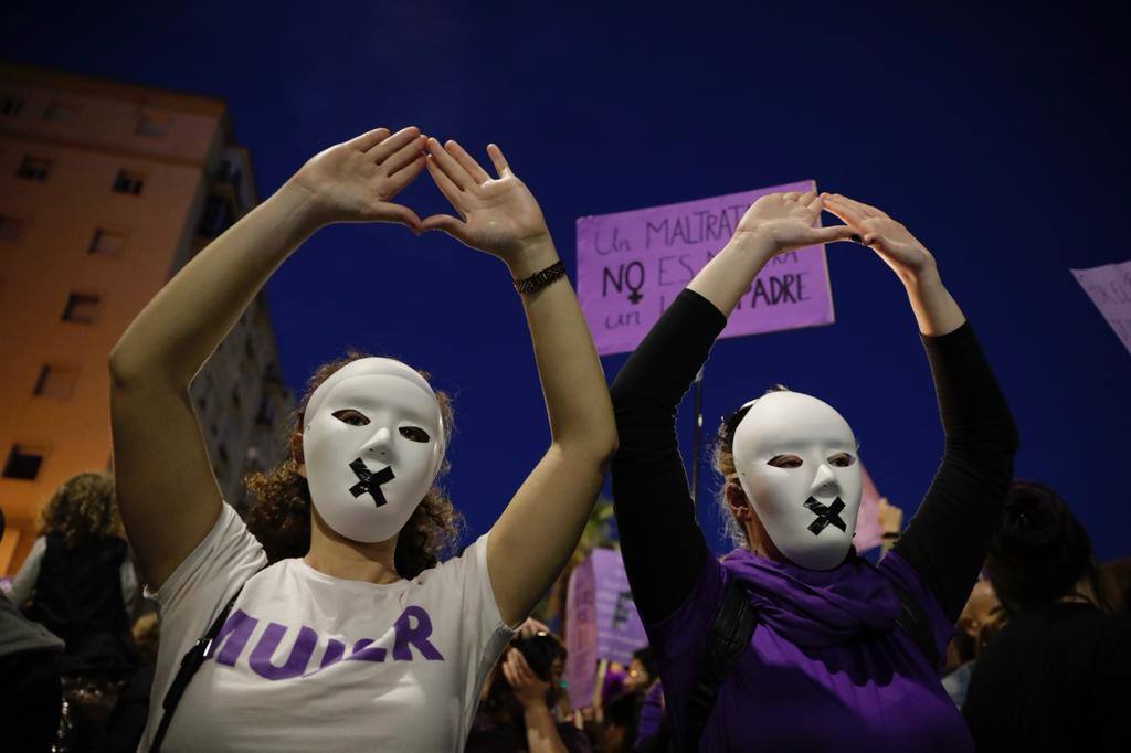 El feminismo malagueño ha marchado unido por los derechos de las mujeres