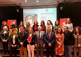 Autoridades, en el acto que ha tenido lugar este miércoles en Madrid.