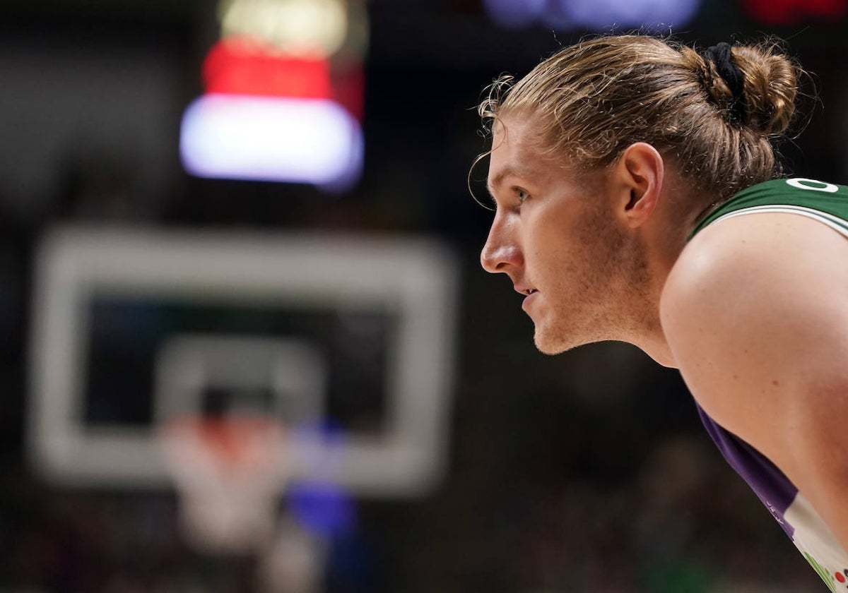 Dylan Osetkowski, en un partido del Unicaja.