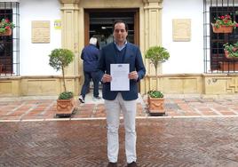 El candidato de Por mi Pueblo Marbella, Francisco Gómez, ha pedido información por registro de entrada.