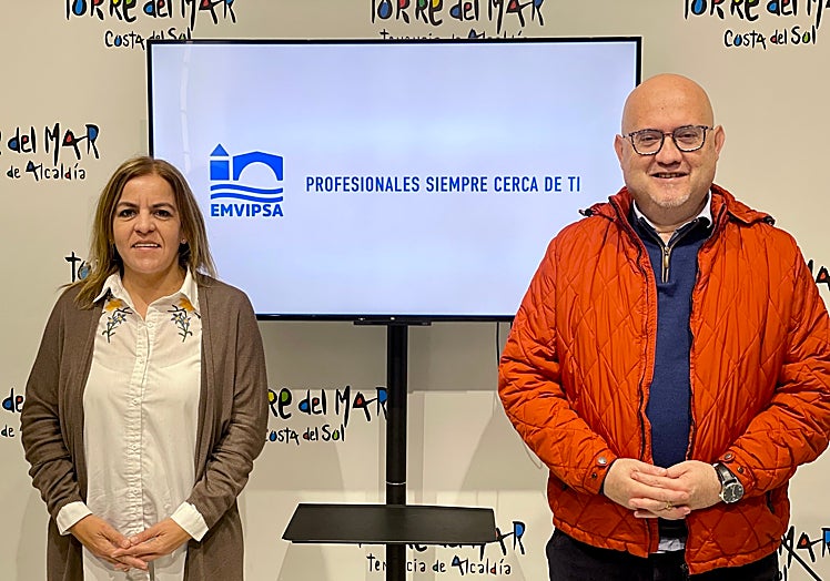 Belén Zapata y Jesús Carlos Pérez Atencia, este jueves en rueda de prensa.