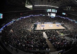 Panorámica del Martín Carpena ante el Girona.