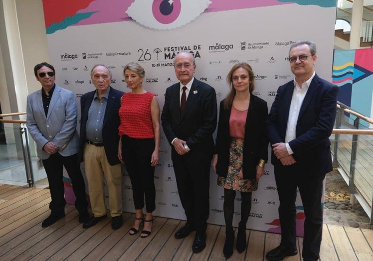 Juan Vicente Córdoba, Fernando Méndez-Leite, Yolanda Díaz, Francisco de la Torre, Beatriz Navas y Juan Antonio Vigar.