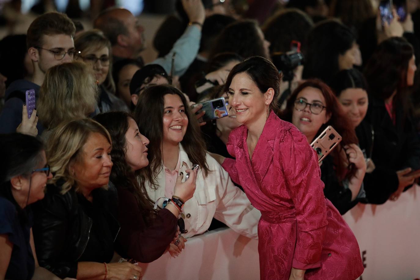 Famosos asistentes a la gala en el Cervantes de entrega del Premio Málaga SUR. EN la imegn, Malena Alterio.