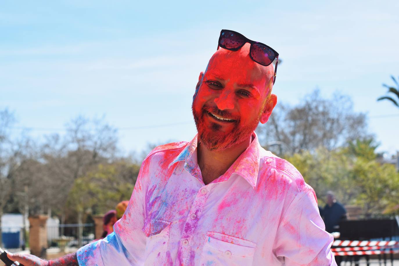 Celebración del Holi en Benalmádena este 12 de marzo. 