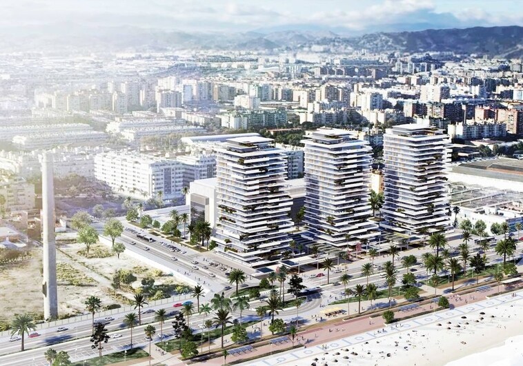 La parcela para un hotel de 11 plantas en la zona de Torre del Río en Málaga recibe una sola oferta