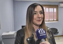 La edil Alba Jiménez.