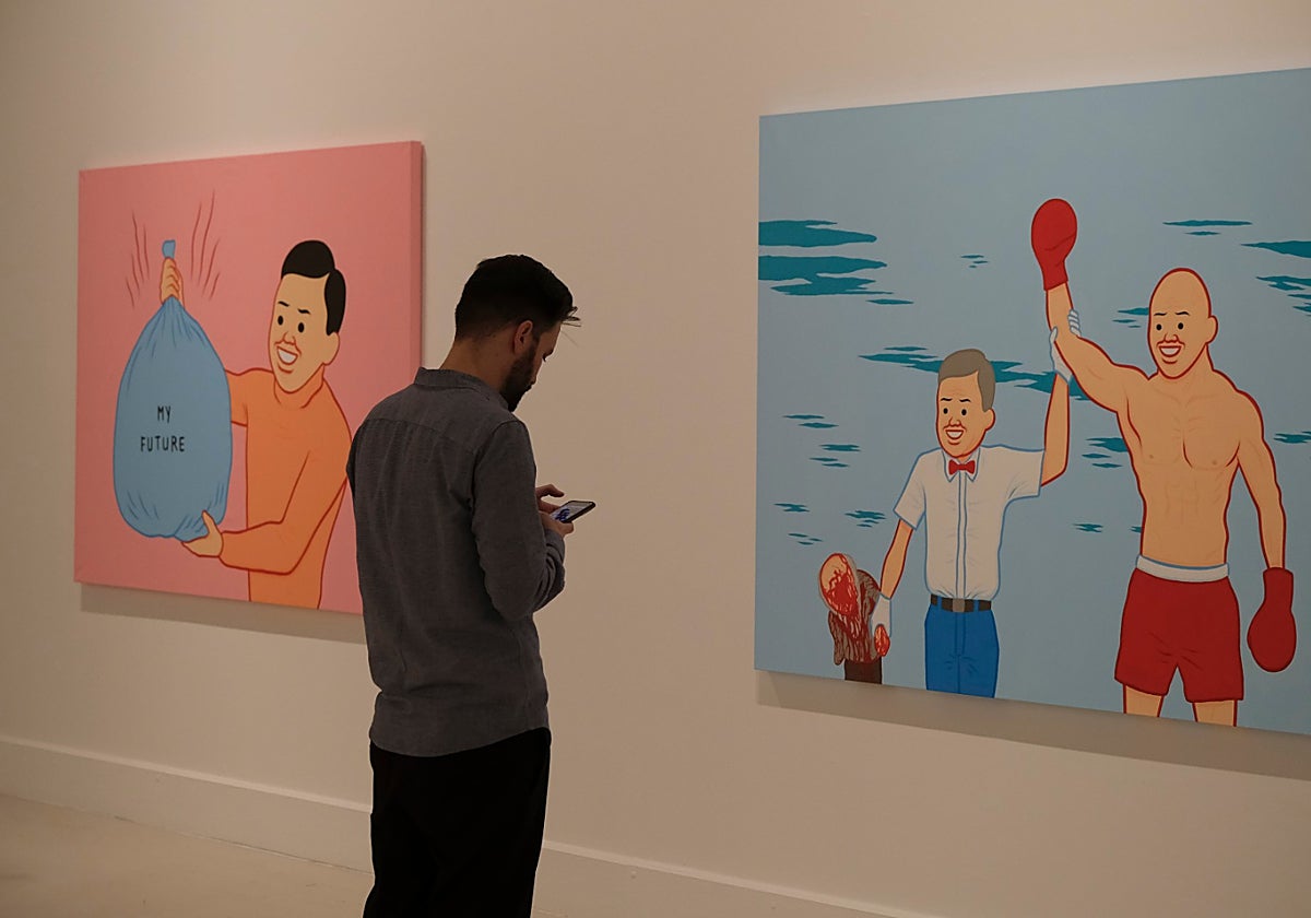 Joan Cornellà provoca una sonrisa incómoda en el CAC