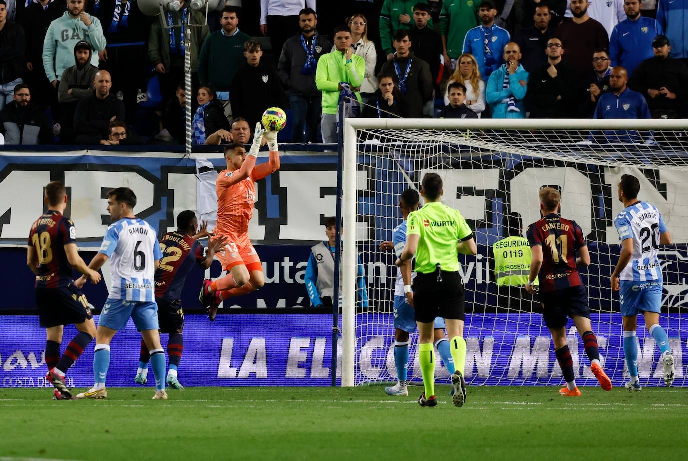 Las mejores imágenes del Málaga-Levante