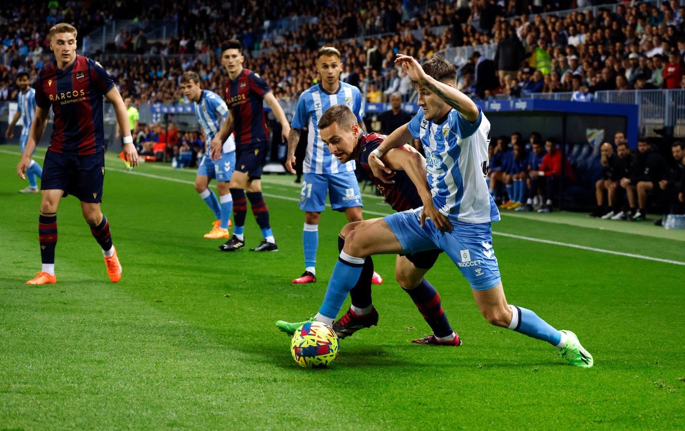 Las mejores imágenes del Málaga-Levante