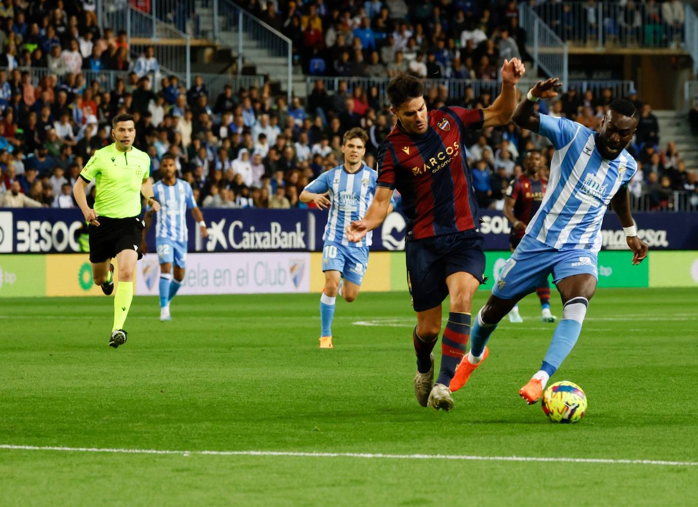 Las mejores imágenes del Málaga-Levante