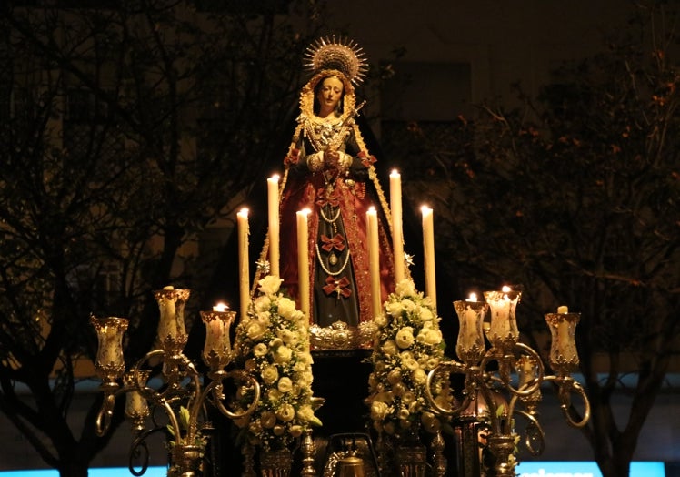 María Santísima en su Dulce Resignación y Esperanza.