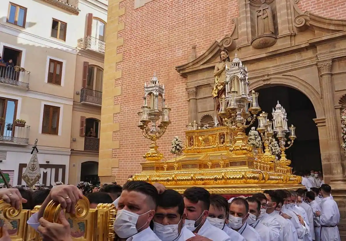 Itinerario de la procesión del Domingo de Resurrección 2024 en Málaga