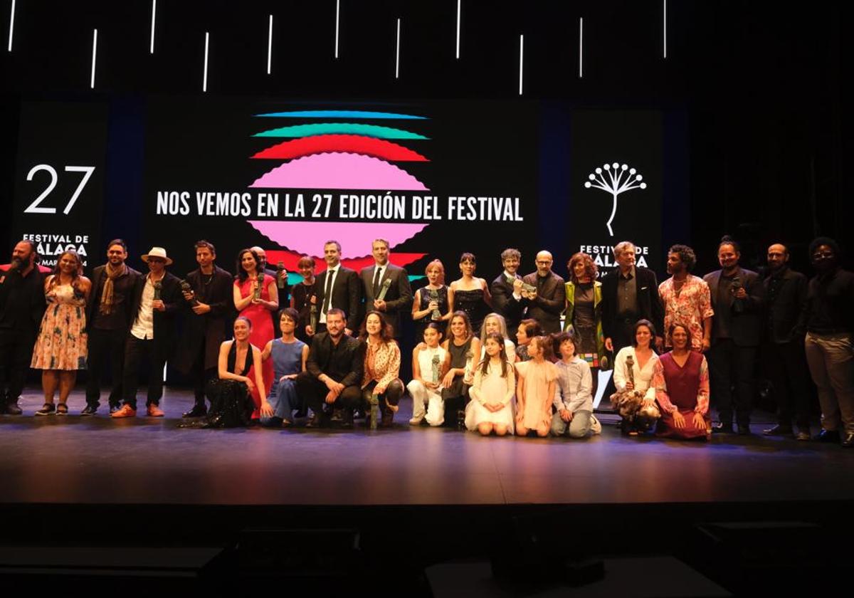 Así fue gala de entrega de premios del 26 Festival de Málaga