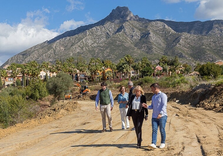 Una nueva red de saneamiento evitará los vertidos de la urbanización La Capellanía en Marbella