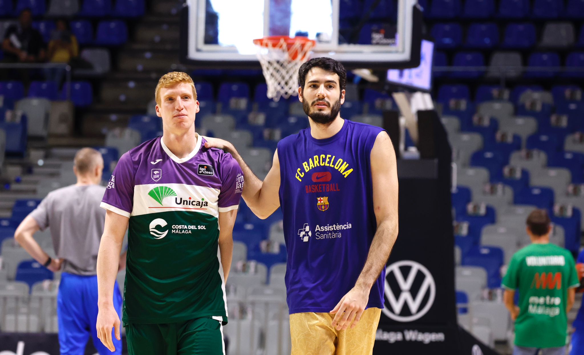 Las fotos del choque entre el Unicaja y el Barcelona